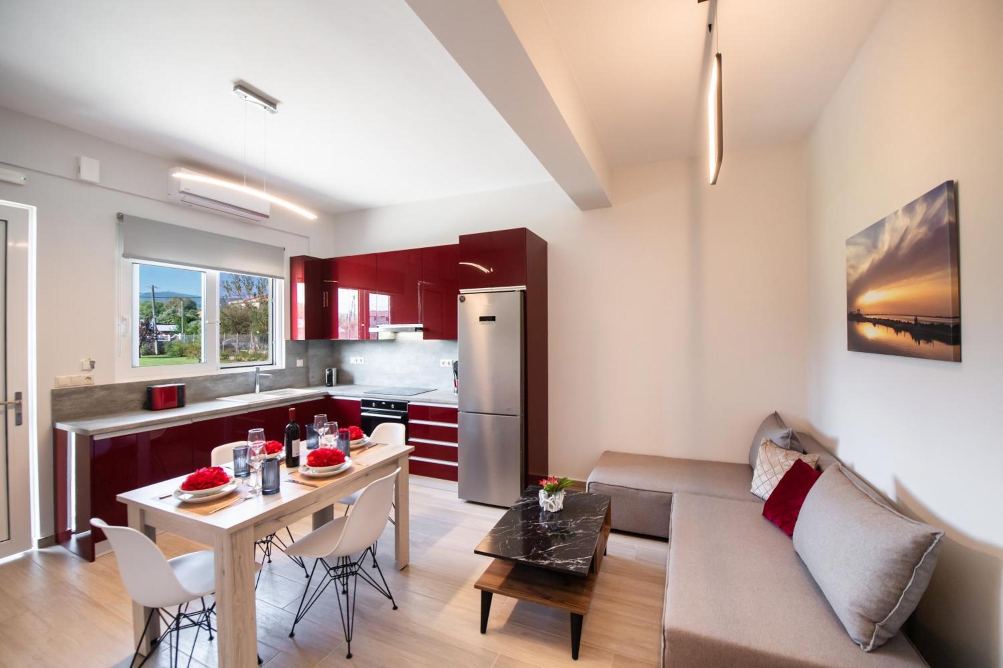 Ruellia Luxury Apartments Kalligoni ภายนอก รูปภาพ
